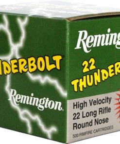 Remington Thunderbolt Ammunition 22 Long Rifle 40 Grain Lead Round Nose Box of 500 Bulk