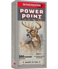 Winchester Power Point Ammunition 300 Savage 150 Grain Power-Point Box of 20